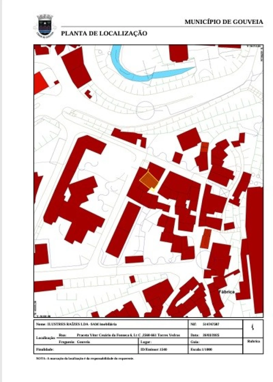 Quinta T4 para Venda em Gouveia (São Pedro e São Julião) Planta 1