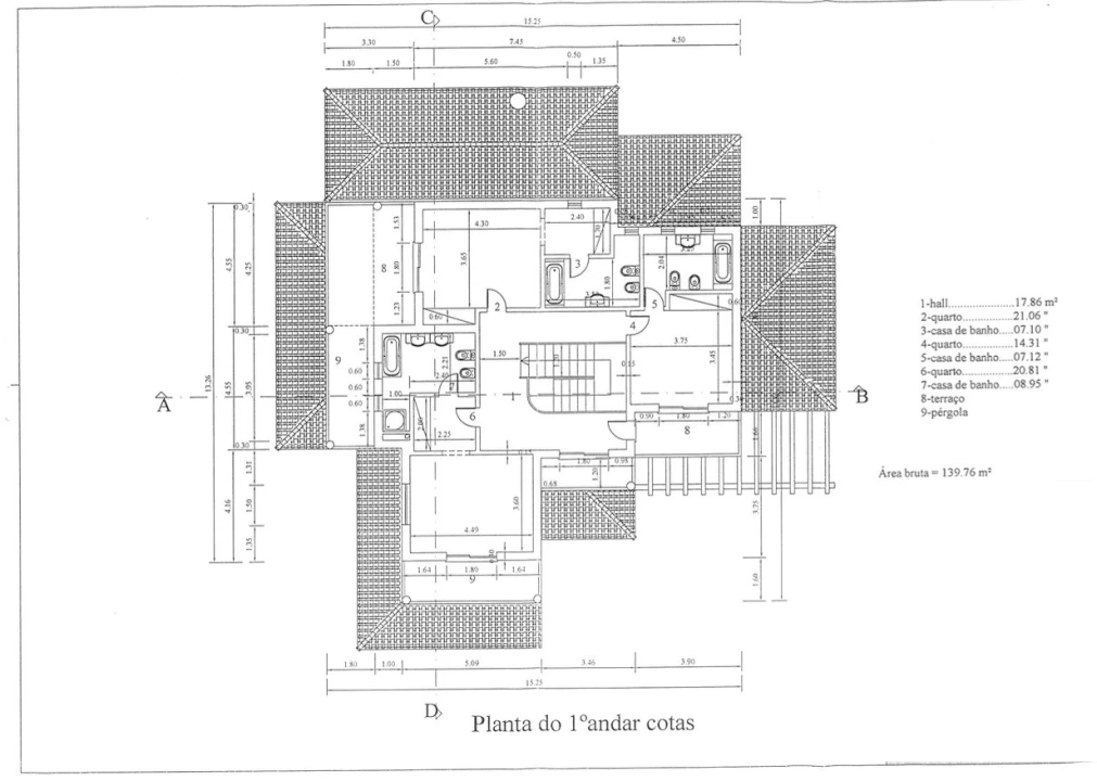 Moradia T5 para Venda em Loule (São Sebastião) Planta 3