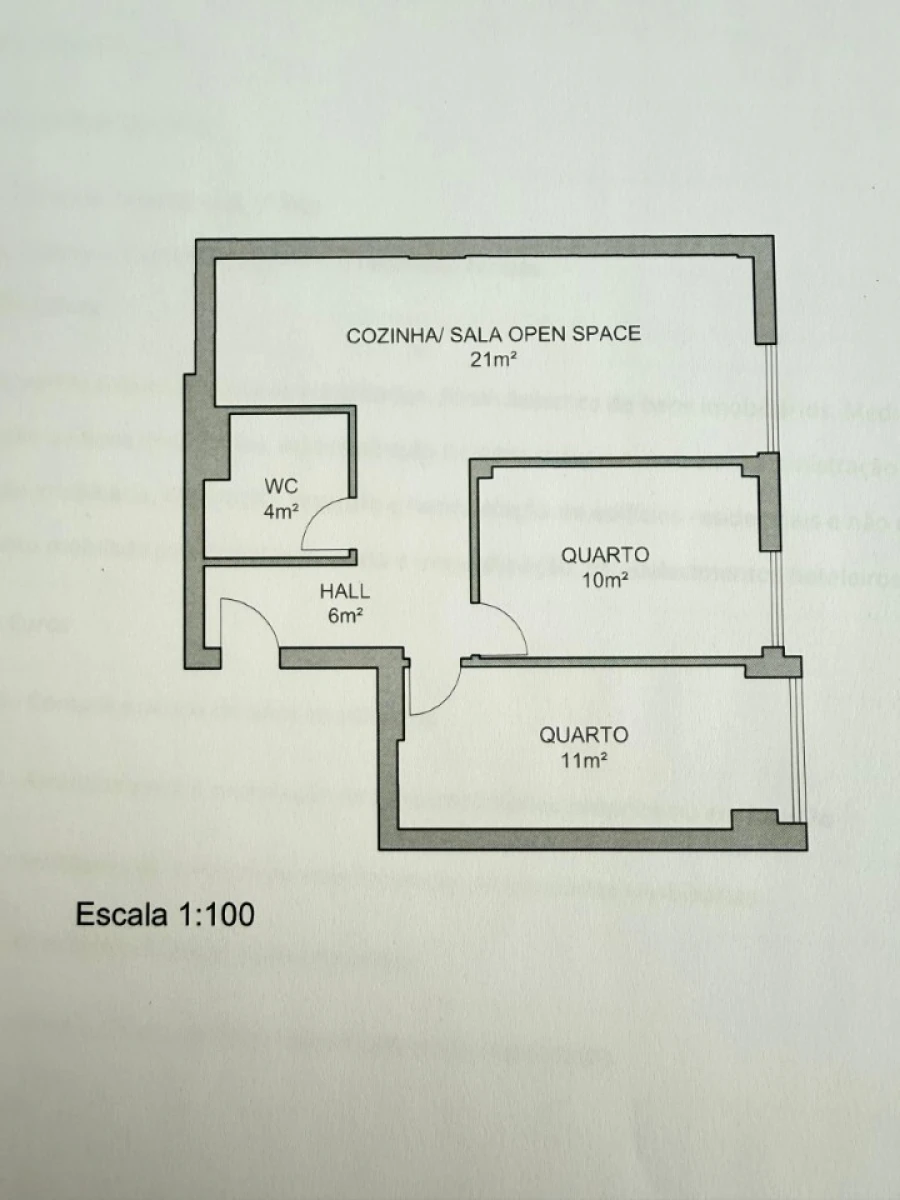 Apartamento T2 para Venda em Odivelas Planta 1