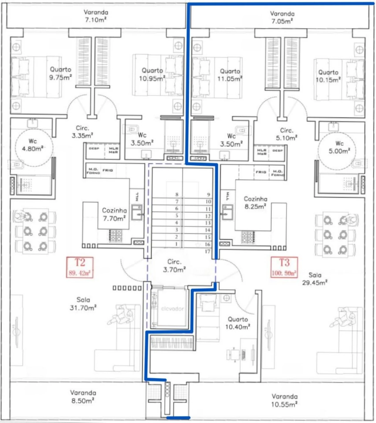 Apartamento T3 para Venda em Fernao Ferro Foto 13