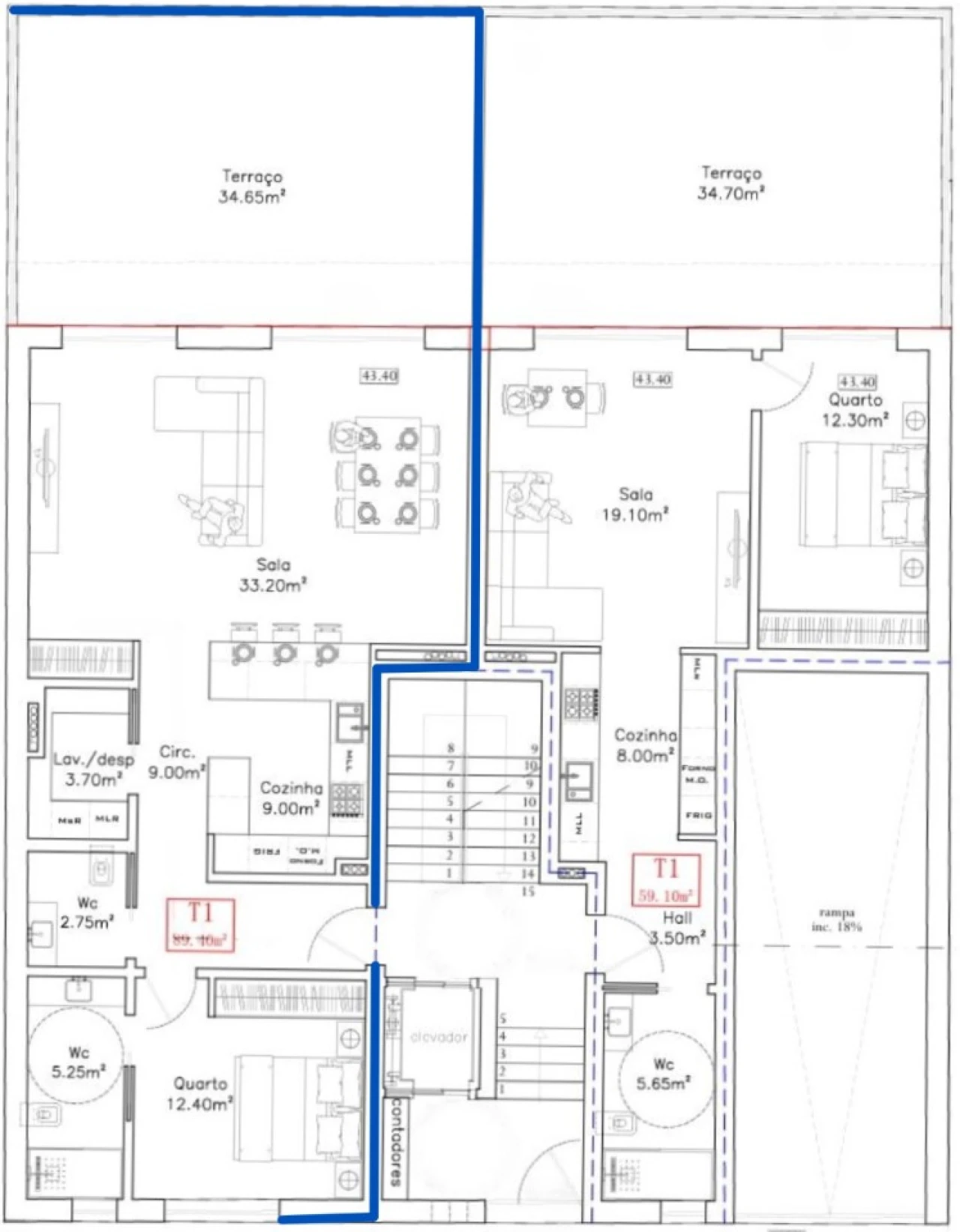 Apartamento T1 para Venda em Fernao Ferro Foto 11