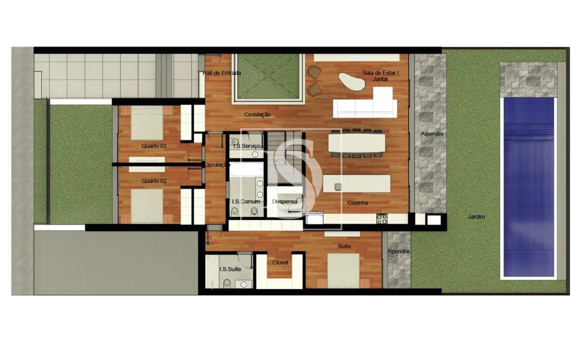 Moradia T3 para Venda em Palmeira Foto 9