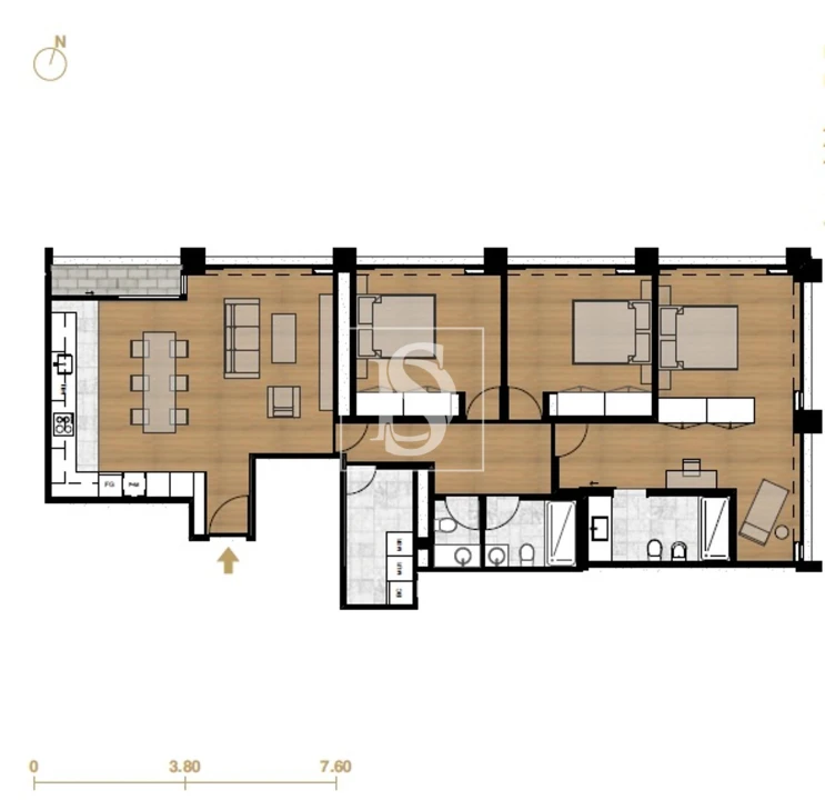 Apartamento T4 para Venda em Aver-O-Mar, Amorim e Terroso Foto 13