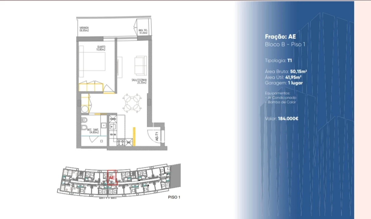 Apartamento T0 para Venda em Gualtar Foto 10