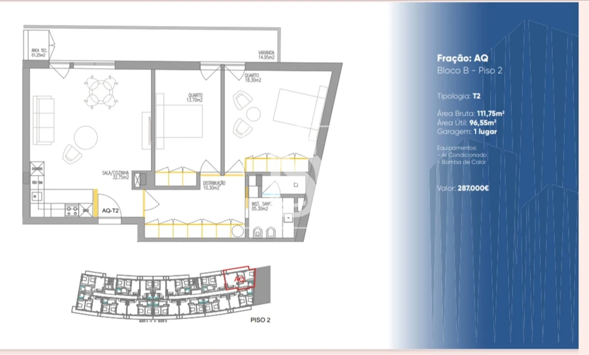 Apartamento T0 para Venda em Gualtar Foto 12