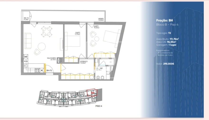 Apartamento T0 para Venda em Gualtar Foto 13