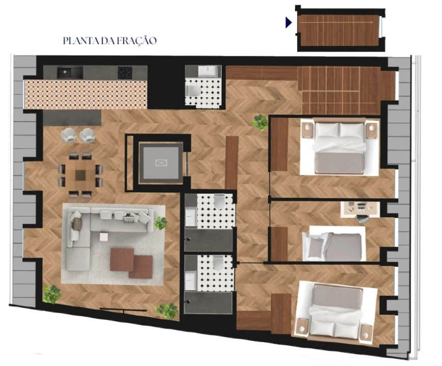 Apartamento T3 para Venda em Cedofeita, Santo Ildefonso, Sé, Miragaia, São Nicolau e Vitória Foto 10