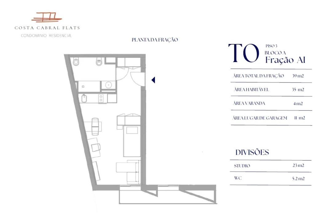 Apartamento T0 para Venda em Paranhos Foto 13