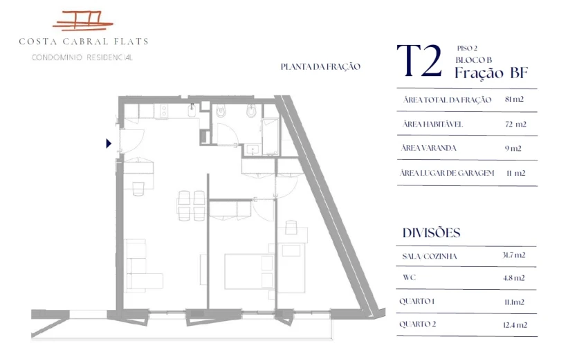 Apartamento T2 para Venda em Paranhos Foto 13