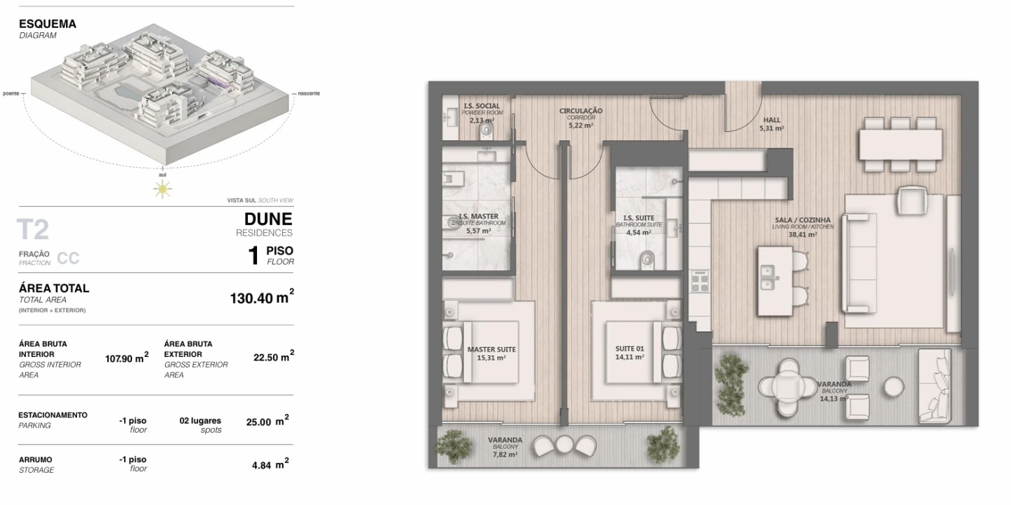 Apartamento T2 para Venda em Quarteira Foto 26