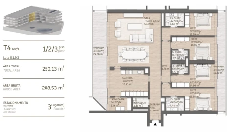 Apartamento T4 para Venda em Quarteira