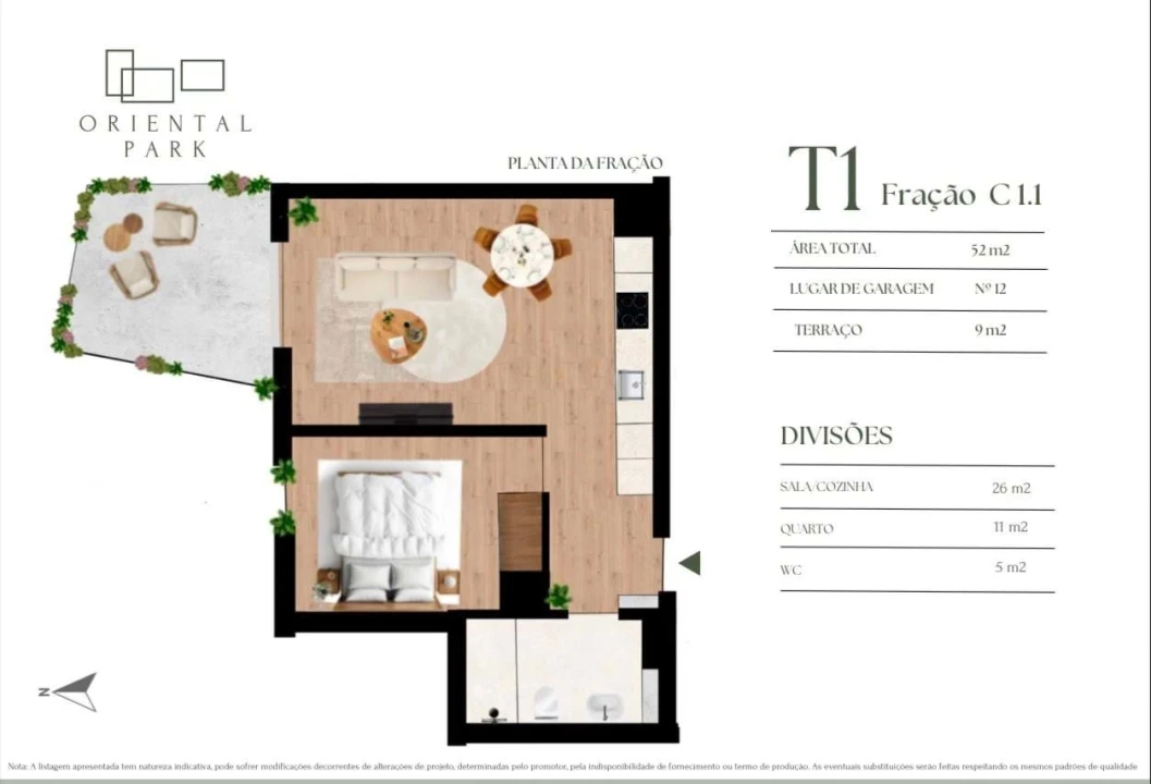 Apartamento T1 para Venda em Campanhã Foto 12