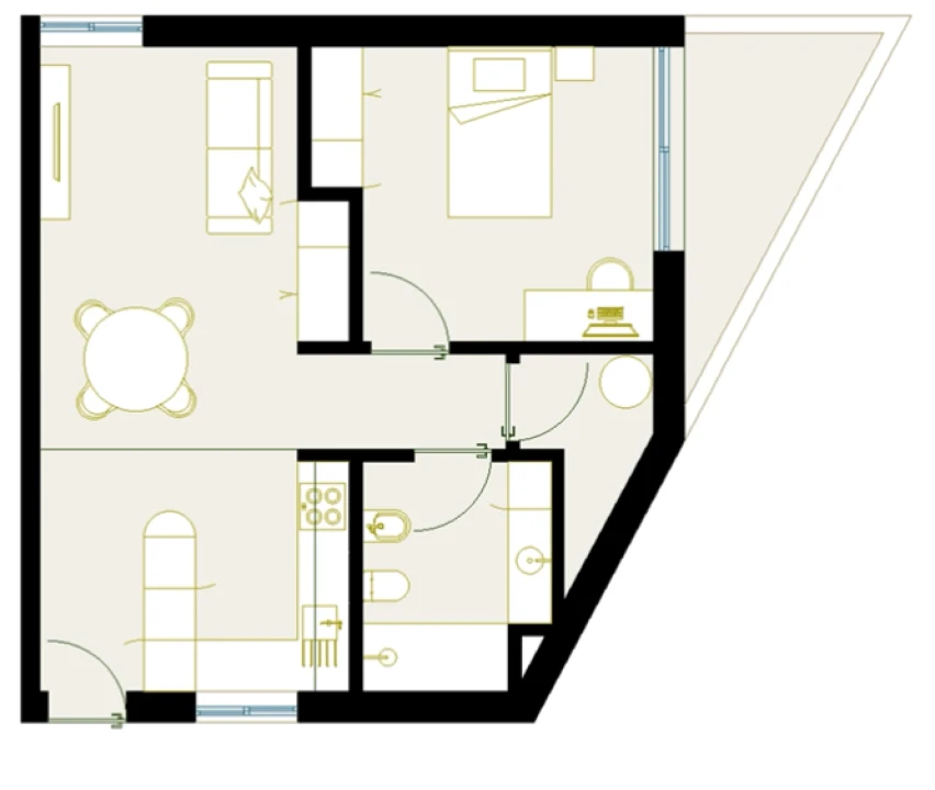 Apartamento T1 para Venda em Barcelos, V.Boa, V.Frescainha Foto 2