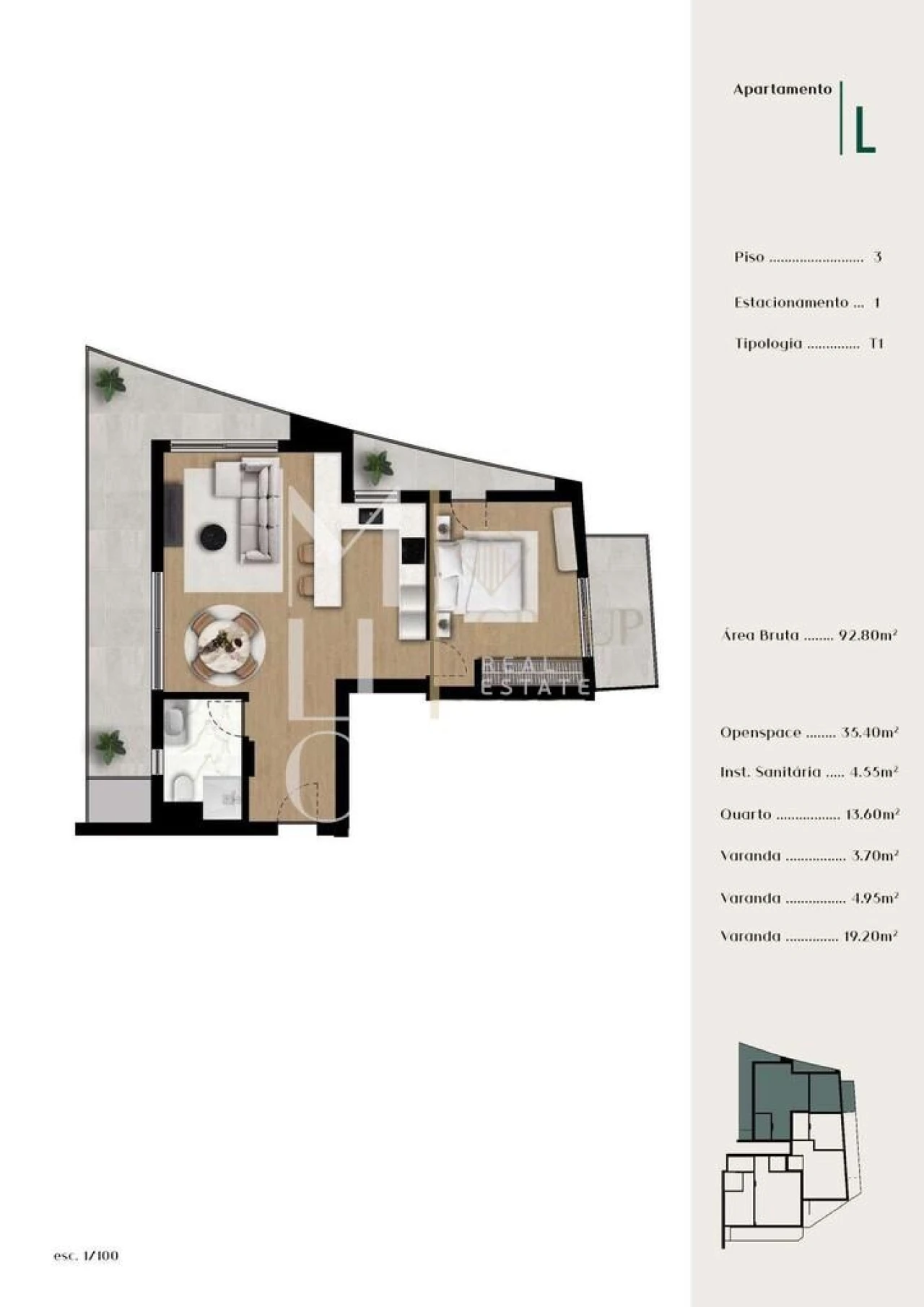 Apartamento T1 para Venda em Ponta do Sol Foto 13