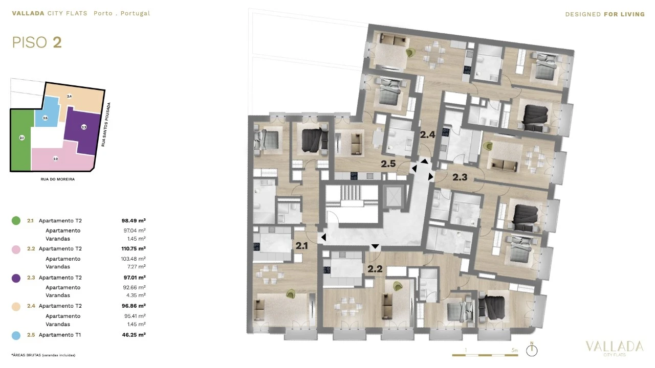 Apartamento T1 para Venda em Bonfim Planta 2
