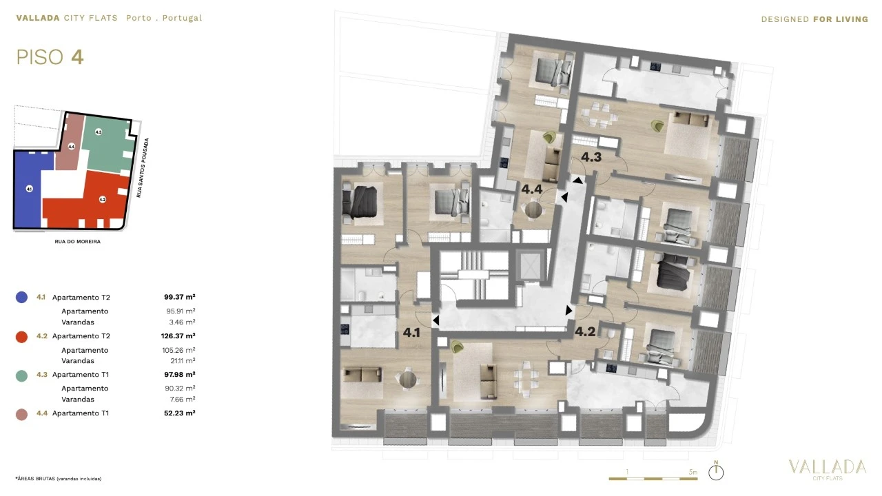 Apartamento T1 para Venda em Bonfim Planta 4
