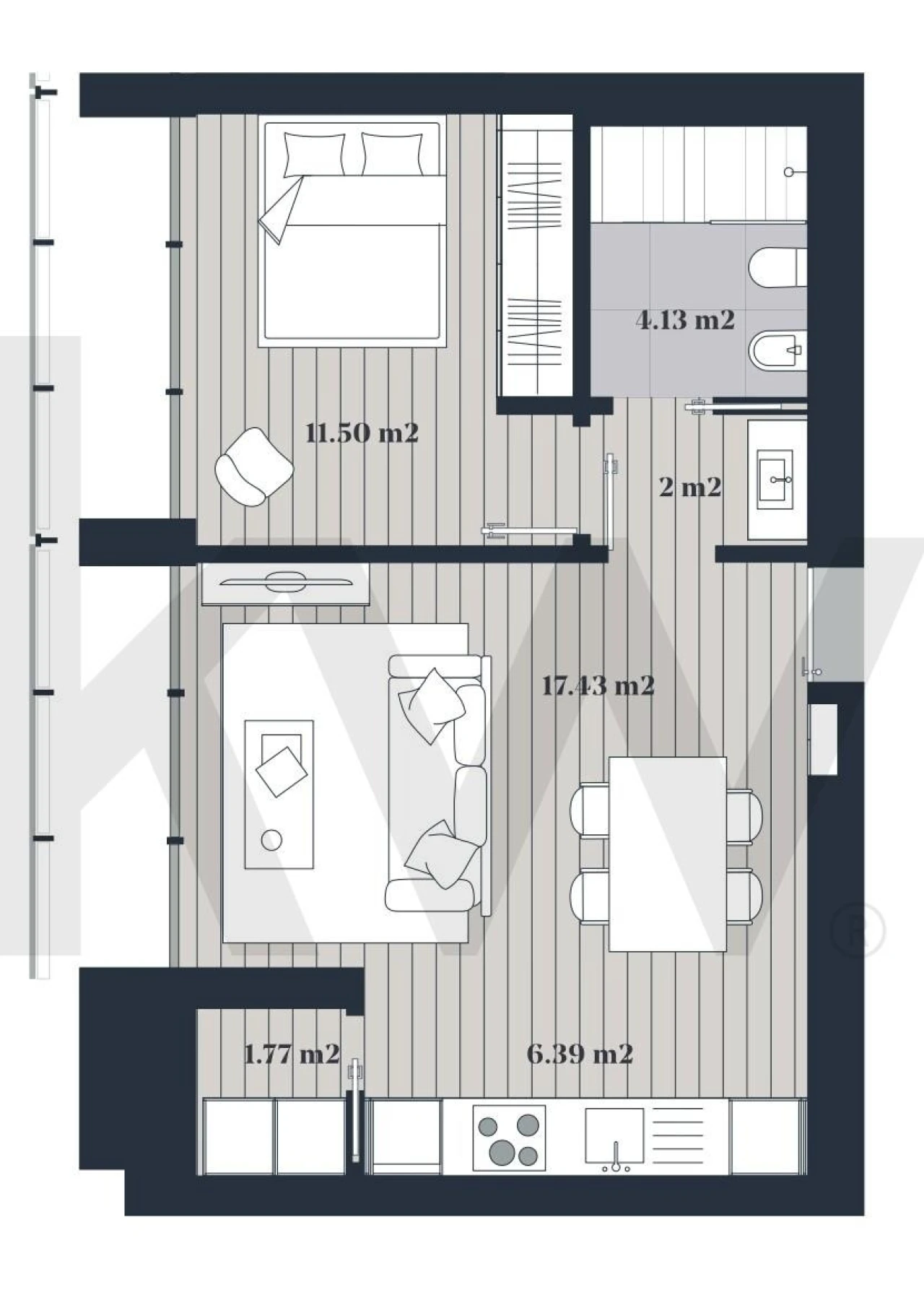 Apartamento T1 para Arrendamento em Marvila Foto 40