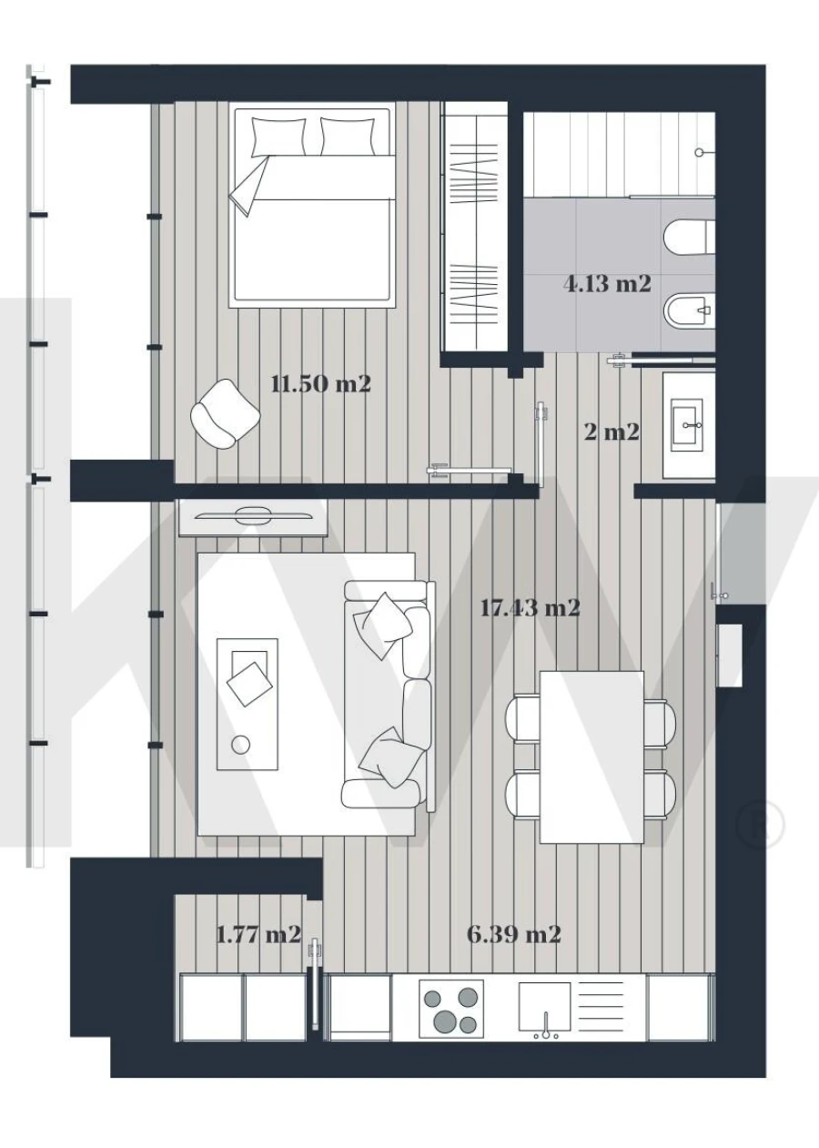 Apartamento T1 para Arrendamento em Marvila Foto 40