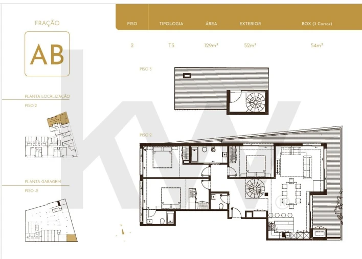 Apartamento T3 para Venda em São Felix da Marinha Foto 18