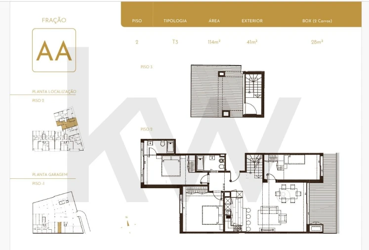 Apartamento T3 para Venda em São Felix da Marinha Foto 18