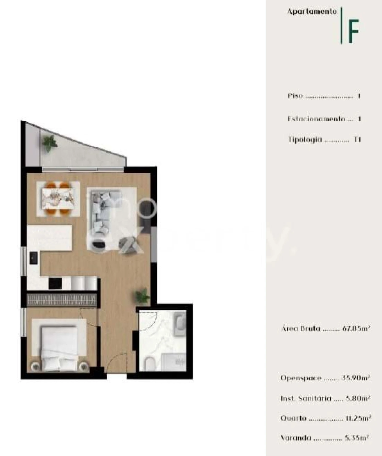 Apartamento T1 para Venda em Ponta do Sol Foto 9