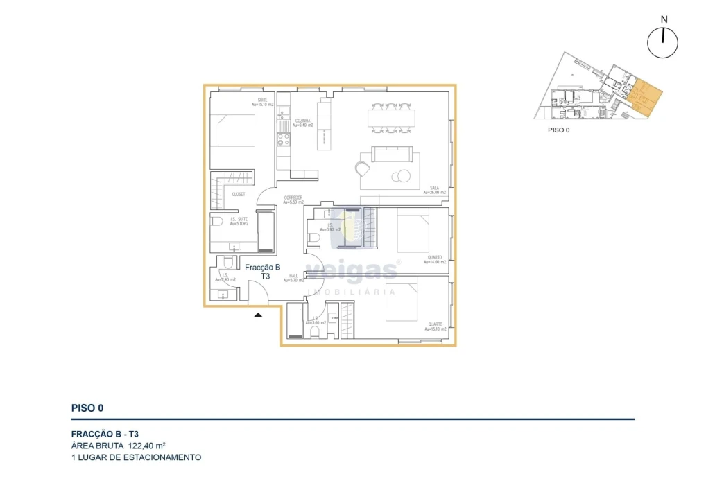 Apartamento T3 para Venda em Atouguia da Baleia Foto 17