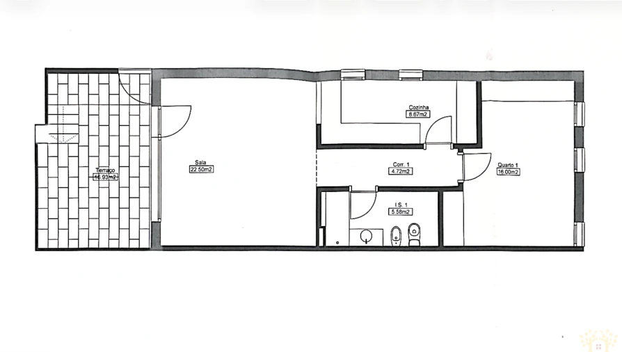 Apartamento T1 para Arrendamento em Conceição e Cabanas de Tavira Foto 16