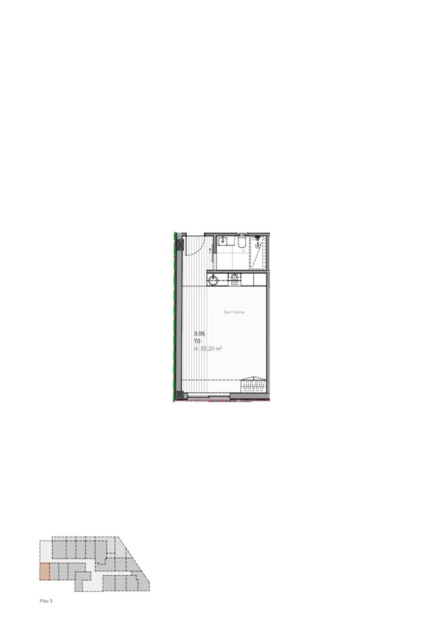 Apartamento T0 para Venda em Mafamude e Vilar do Paraíso Foto 30