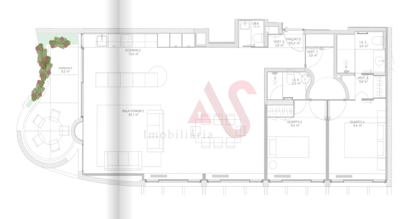 Apartamento T2 para Venda em Aldoar, Foz do Douro e Nevogilde Foto 11