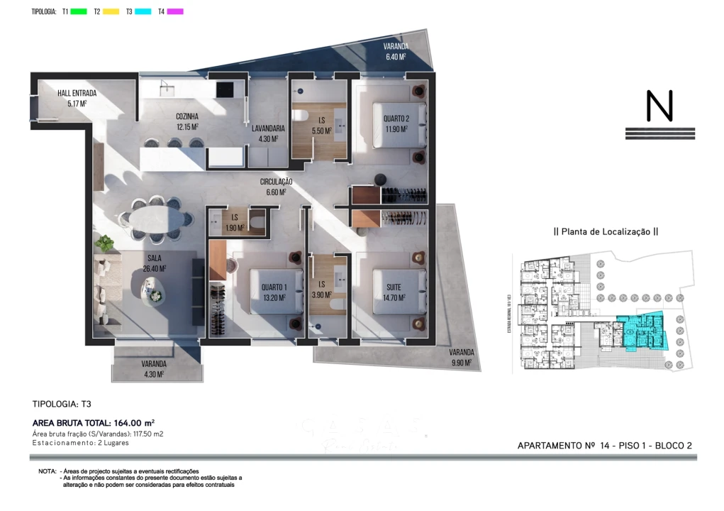 Apartamento T1 para Venda em Ribeira Brava Foto 17