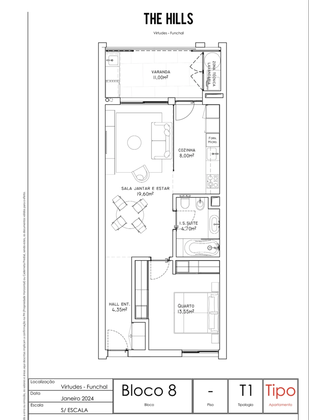 Apartamento T1 para Venda em São Martinho Foto 17