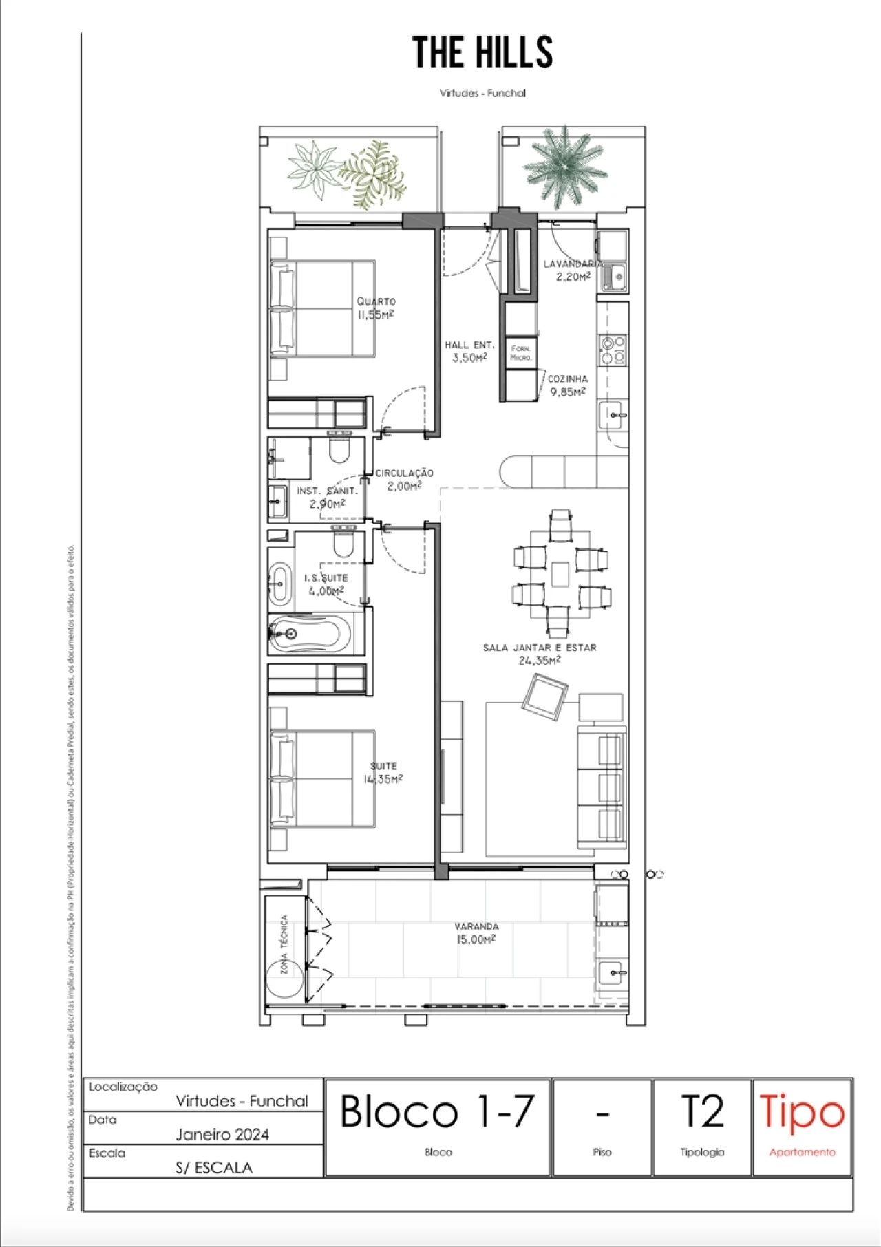 Apartamento T2 para Venda em São Martinho Foto 17