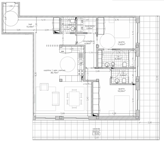 Apartamento T2 para Venda em Repeses e São Salvador Foto 3