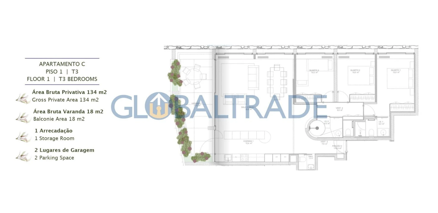 Apartamento T3 para Venda em Aldoar, Foz do Douro e Nevogilde Foto 12