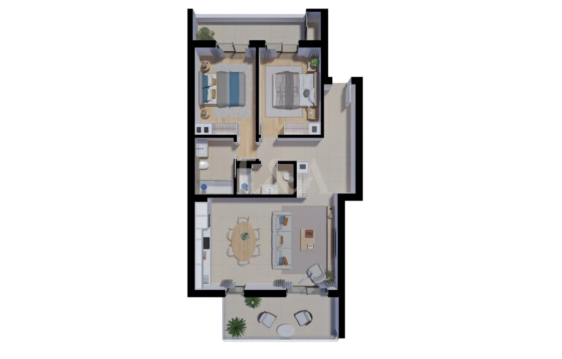 Apartamento T2 para Venda em Tavira (Santa Maria e Santiago) Foto 9