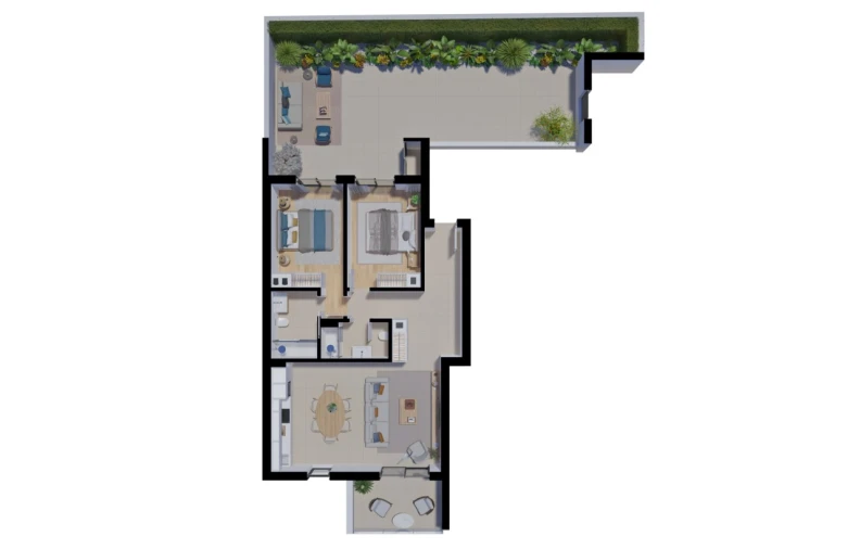 Apartamento T2 para Venda em Tavira (Santa Maria e Santiago) Planta 1
