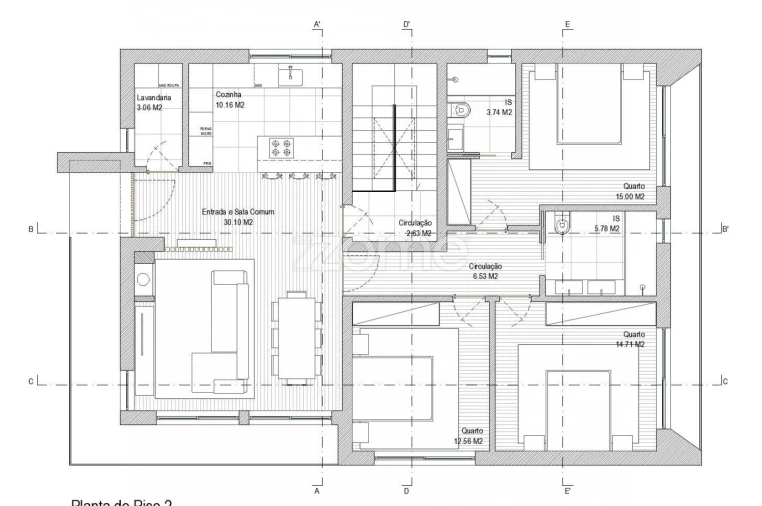 Apartamento T3 para Venda em Ferreiros, Prozelo e Besteiros Foto 23