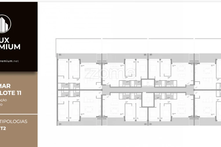 Apartamento T2 para Venda em Fânzeres e São Pedro da Cova Planta 1