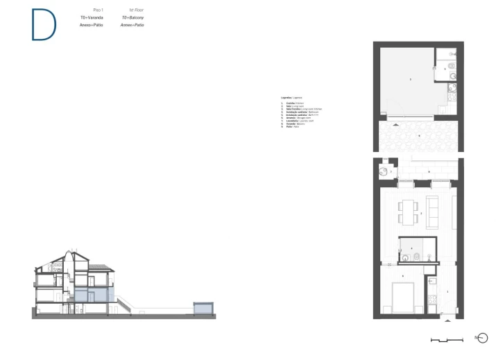 Apartamento T1 para Venda em Cedofeita, Santo Ildefonso, Sé, Miragaia, São Nicolau e Vitória Planta 1