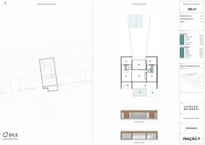 Apartamento T2 para Venda em São Francisco da Serra Planta 1