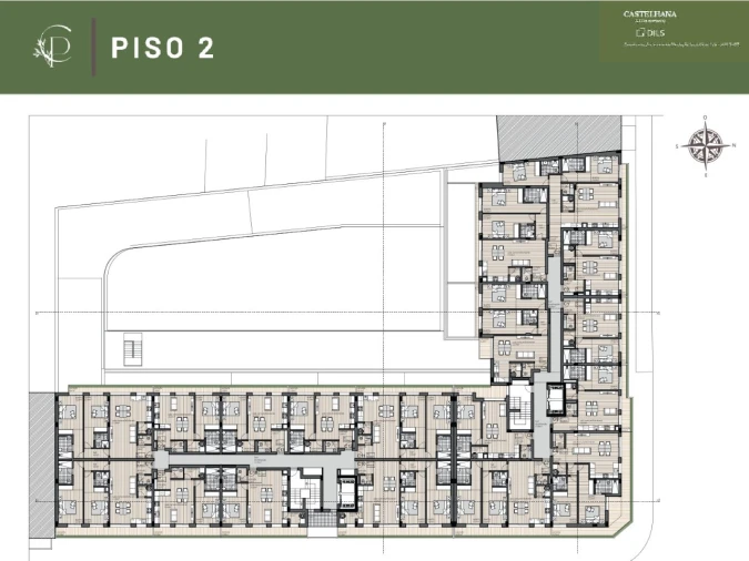 Apartamento T2 para Venda em Matosinhos e Leça da Palmeira Planta 2