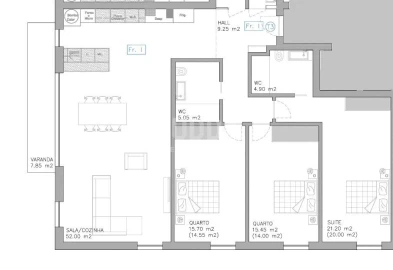 Apartamento T3 para Venda em Esgueira