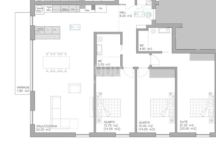 Apartamento T3 para Venda em Esgueira Foto 17