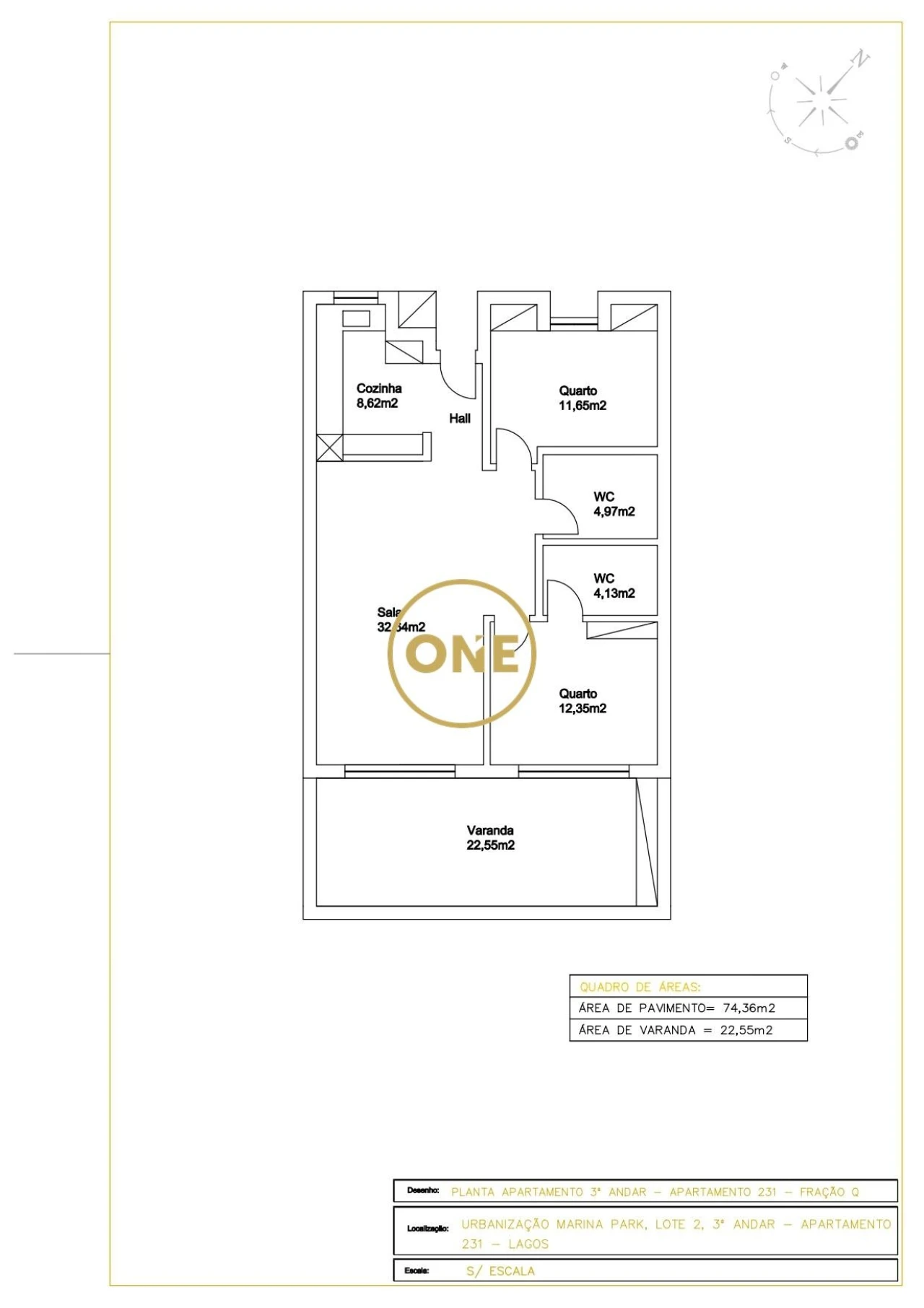 Apartamento T2 para Venda em Lagos (São Sebastião e Santa Maria) Foto 32