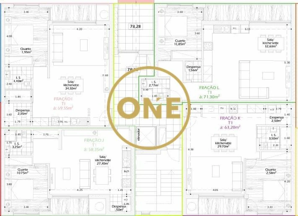 Apartamento T1 para Venda em Vila Nova de Famalicão e Calendário Foto 2