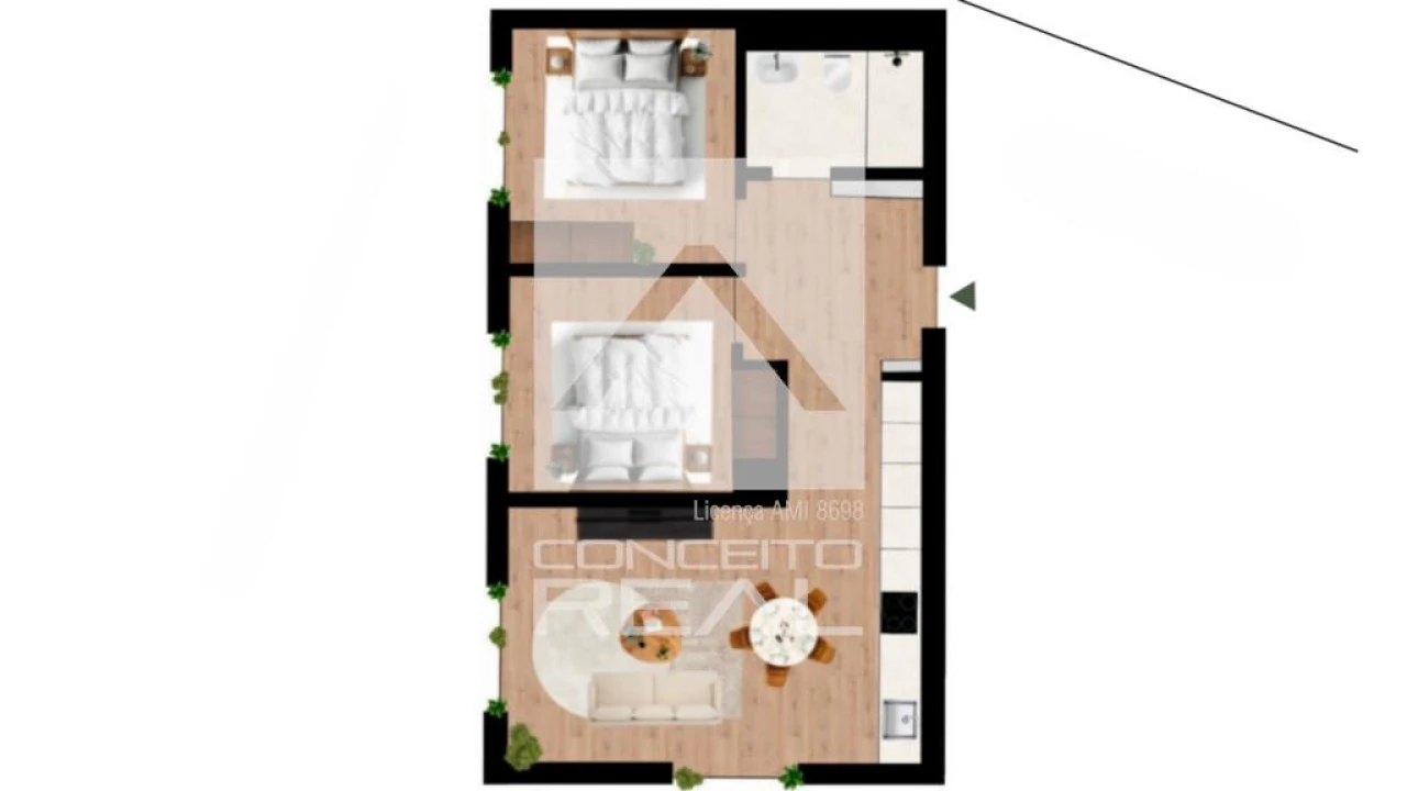 Apartamento T2 para Venda em Campanhã Foto 9