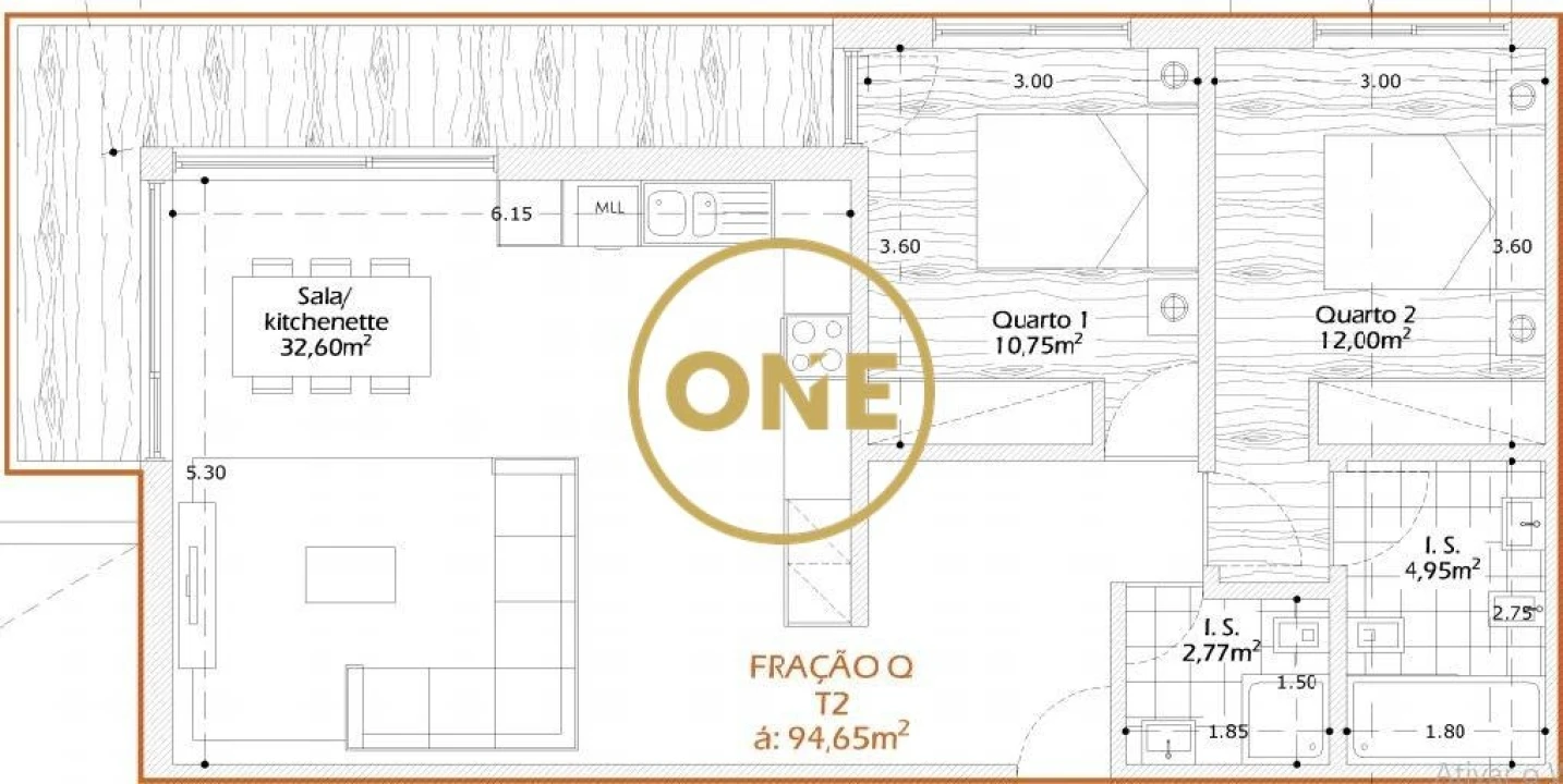 Apartamento T2 para Venda em Vila Nova de Famalicão e Calendário Foto 1