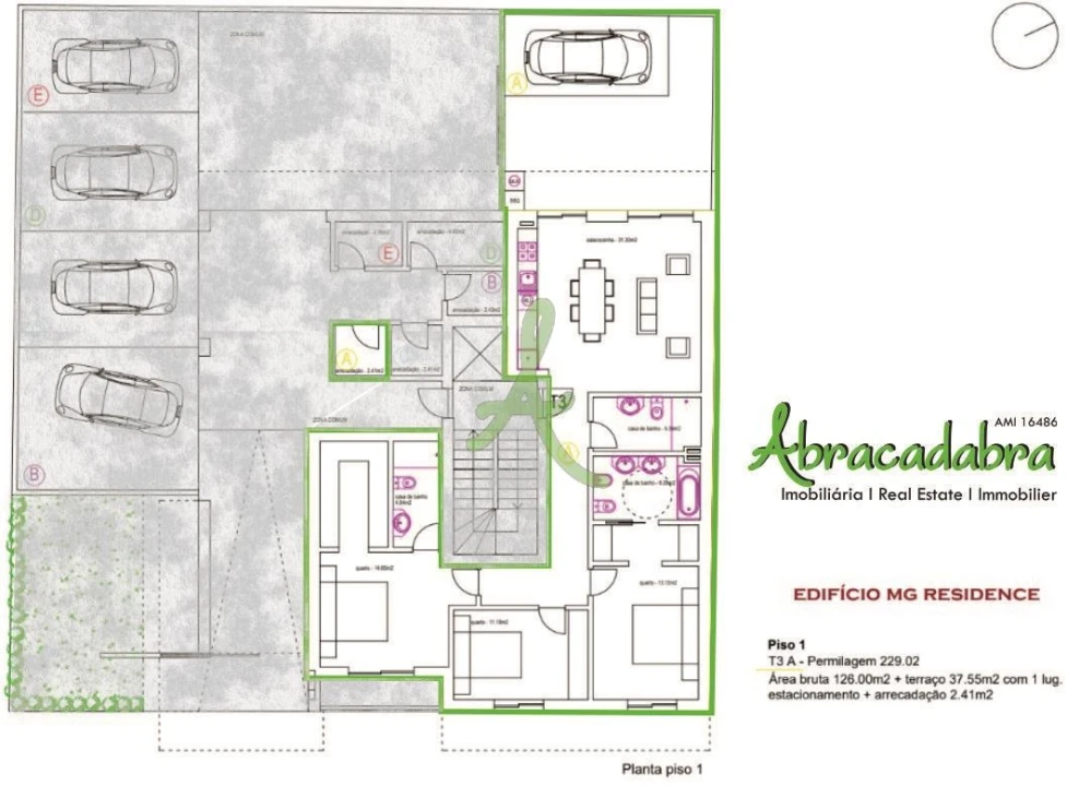 Apartamento T3 para Venda em Mexilhoeira Grande Foto 16