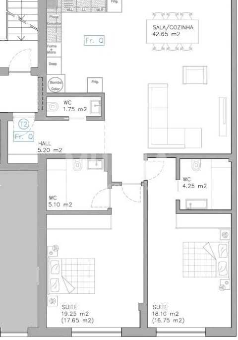 Apartamento T2 para Venda em Esgueira