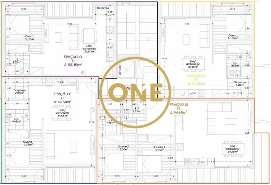 Apartamento T1 para Venda em Vila Nova de Famalicão e Calendário Foto 2